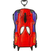 Mochila Mala Infantil De Rodinha Tripla Homem Aranha