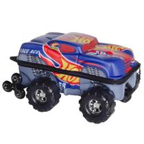 Mochila Mala Infantil Eva 3d Bolsa Grande Rodas Hot Wheels