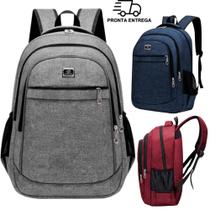 Mochila Mala Reforçada Notebook Impermeável Escolar Trabalho Resistente Mochila Mala Reforçada Notebook Impermeável Escolar Trabalho Resistente