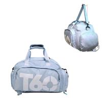 Mochila Mala T60 Para Academia Natação Camping Azul Claro