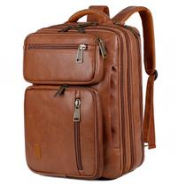 Mochila, maleta, laptop híbrido, 15,6", material vegano, marrom Mochila, maleta, laptop híbrido, 15,6", material vegano, marrom