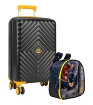 Mochila Malinha Escolar Batman 4 Rodinhas 360º + Lancheira