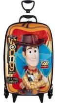 Mochila Malinha Escolar Toy Story Woody 3d Rodinhas Grande