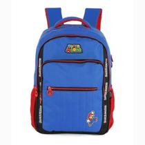 Mochila mario bros luxcel infantil masculina ms49911mo