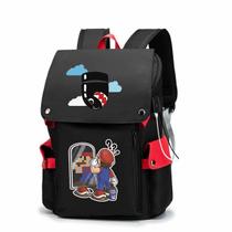 Mochila Marios Bros Cartoon Kids School Oxford 34x21x47cm