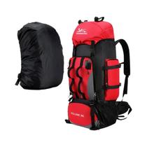 Mochila Masculina 90L à Prova d'Água para Camping e Trekking - Alta Capacidade