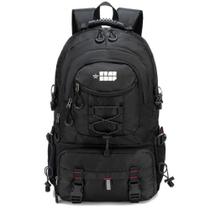 Mochila Masculina Alpinismo Trilha Cor Preta Grande 40 Litros Bolsa Camping e Montanhismo