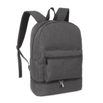 Mochila Masculina Com Bolso Térmico Cinza Alça Regulável e Prática Para Levar Marmita No Dia a Dia Mochila Masculina Com Bolso Térmico Cinza Alça Regulável e Prática Para Levar Marmita No Dia a Dia