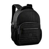 Mochila Masculina Crinkle Alça Grossa Clio Modelo CW3244 - Preto