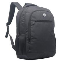 Mochila Masculina de Trabalho Reforçada P/ Alça Costas Ajustável - Black Carbon - Yins