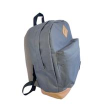 Mochila masculina e feminina Ludoraal Barra bela Cinza/ Mochila escolar(fundo bege)