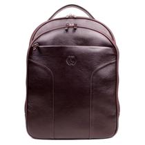 Mochila Masculina em Couro Legítimo para Notebook Antifurto Artlux 1424 Preto