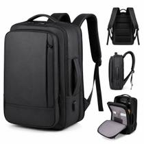 Mochila Masculina Executiva Expansível Impermeável Reforçada Notebook Compacta USB Premium PEGWEB -