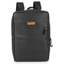 Mochila Masculina Executiva Slim Couro Legítimo Para notebook