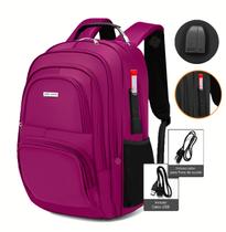 Mochila Masculina Feminina Notebook Reforçada Resistente a Água Saída usb Fone