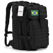 Mochila Masculina Feminina Reforçada Impermeável Tática Militar 50L Viagem Academia Esportiva Camping Trilha Acabamento Multifuncional