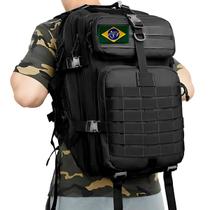 Mochila Masculina Feminina Reforçada Impermeável Tática Militar 50L Viagem Academia Esportiva Camping Trilha Acabamento Multifuncional Mochila Masculina Feminina Reforçada Impermeável Tática Militar 50L Viagem Academia Esportiva Camping Trilha Acabamento Multifuncional