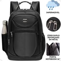 Mochila Masculina Grande Faculdade Impermeável Resistente