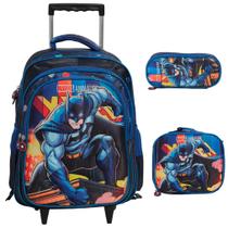 Mochila Masculina Grande Infantil Batman Passeio Carrinho