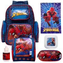 Mochila Masculina Homem Aranha Infantil Costas E Acessórios