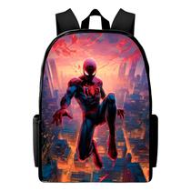 Mochila Masculina Homem Aranha Lançamento Personalizada Bolsa Escolar Top