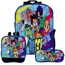 Mochila Masculina Jovens Titãs De Costa Lancheira E Estojo Mochila Masculina Jovens Titãs De Costa Lancheira E Estojo