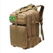 Mochila masculina militar 50l tática reforçada impermeavel grande diversas cores acompanha 1 patch