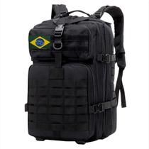Mochila masculina militar 50l tática reforçada impermeavel grande diversas cores acompanha 1 patch