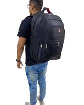 Mochila Masculina Motoqueiro Extra Grande Ggg Notebook Full