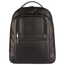 Mochila Masculina Office em couro preta Masculino Mochila Masculina Office em couro preta Masculino