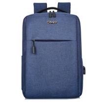 Mochila Masculina Porta Notebook Entrada Usb Slim Fina