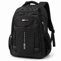 Mochila Masculina Preto 48x31 Nylon Oxford 4 Compartimentos - Genérico Mochila Masculina Preto 48x31 Nylon Oxford 4 Compartimentos - Genérico