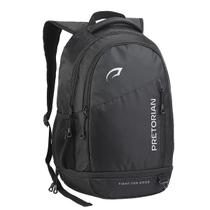 Mochila Masculina Pretorian Porta Tênis Notebook Reforçada Cor:Preto