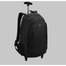 Mochila Masculina Reforçada Escolar Com Rodinha.(Preta) Mochila Masculina Reforçada Escolar Com Rodinha.(Preta)