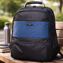Mochila Masculina Reforçada M236 Escolar Com Compartimento Notebook Costas Acolchoadas