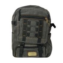 Mochila Masculina Textil Grande Universitária Resistente Preto