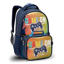 Mochila Masculino Juvenil Escolar Com Lancheira Joystick Play Game