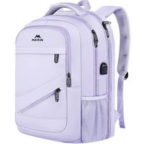 Mochila MATEIN para laptop extra grande de 18,4" com porta USB roxa Mochila MATEIN para laptop extra grande de 18,4" com porta USB roxa