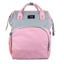 Mochila Maternidade Bebe Land Rosa 27x40x19cm 20-25L