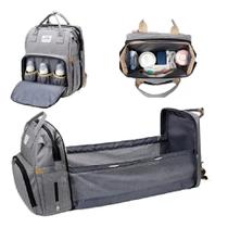 Mochila Maternidade Bebê Multifuncional+trocador + Usb