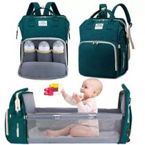 Mochila Maternidade Berço Extensível Compartimentos Térmicos - Living Traveling Share