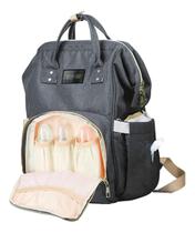 Mochila Maternidade Bolsa Mamãe Bebê Lovely Baby Cinza