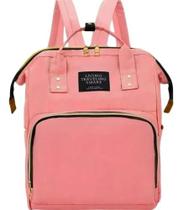 Mochila Maternidade Bolsa Mamãe Bebê Multifunção Ótima ROSA