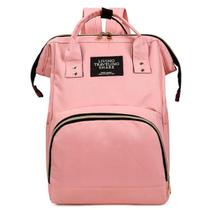 Mochila Maternidade Bolsa Mamãe Bebê Multifunção Rosa - Bamboo