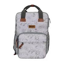 Mochila Maternidade c/ Trocador Disney Mickey Cinza BabyGo - DERMIWIL Mochila Maternidade c/ Trocador Disney Mickey Cinza BabyGo - DERMIWIL