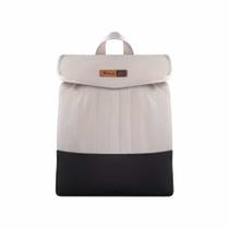 Mochila Maternidade Coleção Cores - Creme e Preto Mochila Maternidade Coleção Cores - Creme e Preto
