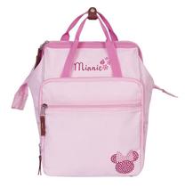 Mochila Maternidade Decorada Minnie Rosa com Trocador Babygo