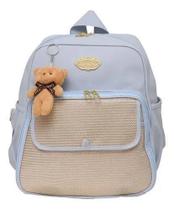 Mochila Maternidade Fun Baby Azul Claro Revenda