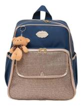 Mochila Maternidade Fun Baby Azul Marinho