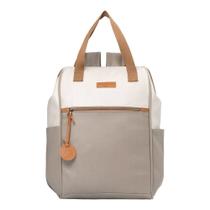 Mochila Maternidade Grande Pirulitando Petit Cinza Mochila Maternidade Grande Pirulitando Petit Cinza